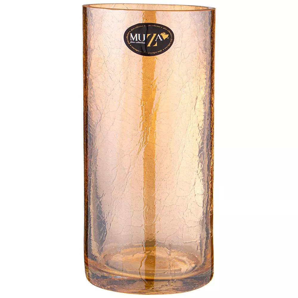 Ваза цилиндр Cracle Amber