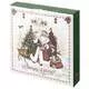 Менажница Дед Мороз Christmas Collection в форме елки зеленая