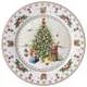 Тарелка обеденная Eлка Christmas Collection белая