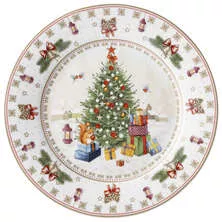 Тарелка закусочная Eлка Christmas Collection белая