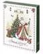 Блюдо Дед Мороз Christmas Collection в форме елки зеленое