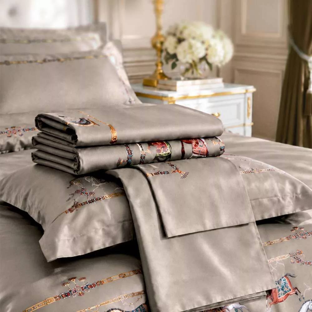 Комплект постельного белья king size Passage капучино