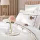Комплект постельного белья king size Passage белый