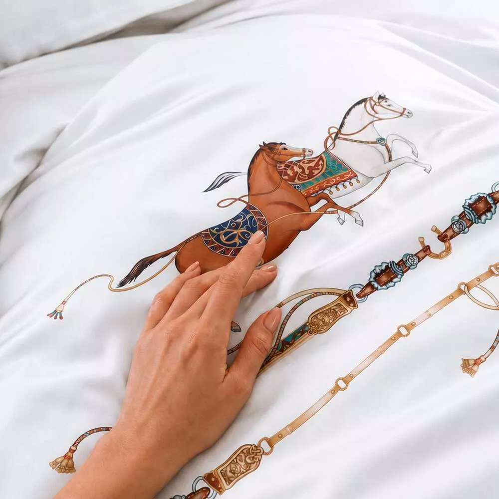 Комплект постельного белья king size Passage белый
