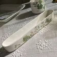 Овальное глубокое блюдо для закусок ФЛОРА
