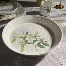 Глубокое круглое блюдо ФЛОРА