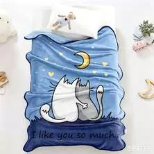 Плед фланелевый детский Cat