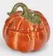 Емкость для хранения 520 мл Тыква с листом оранжево-зеленая Bright pumpkin
