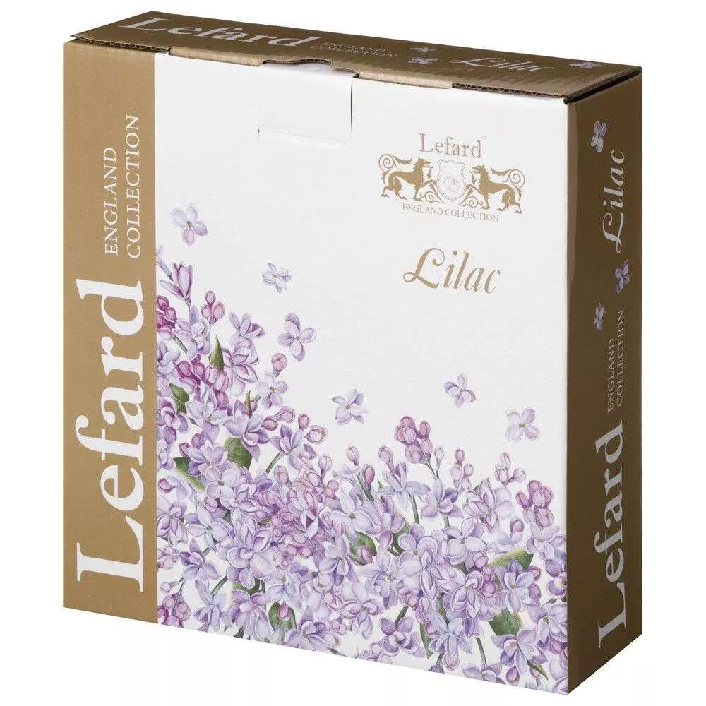 Набор из 4 тарелок закусочных Lilac цветной микс