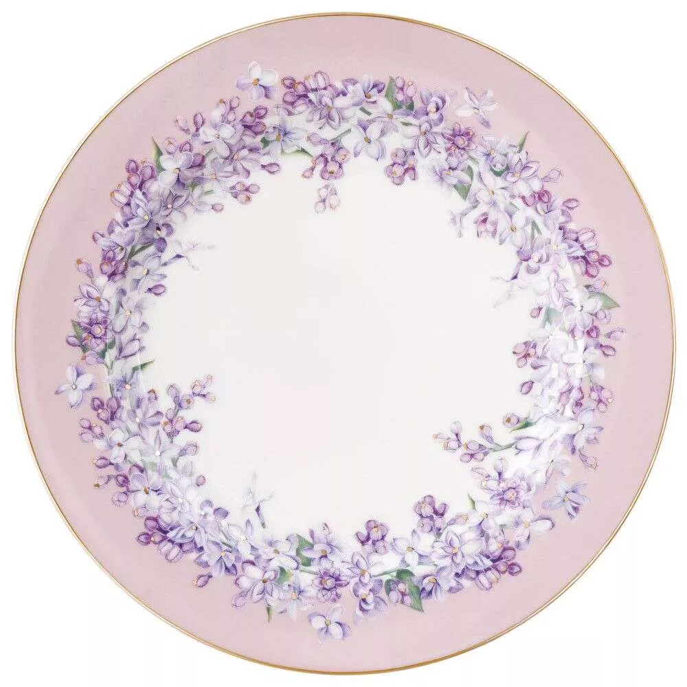 Набор из 4 тарелок закусочных Lilac цветной микс
