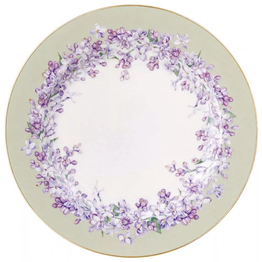 Набор из 4 тарелок закусочных Lilac цветной микс