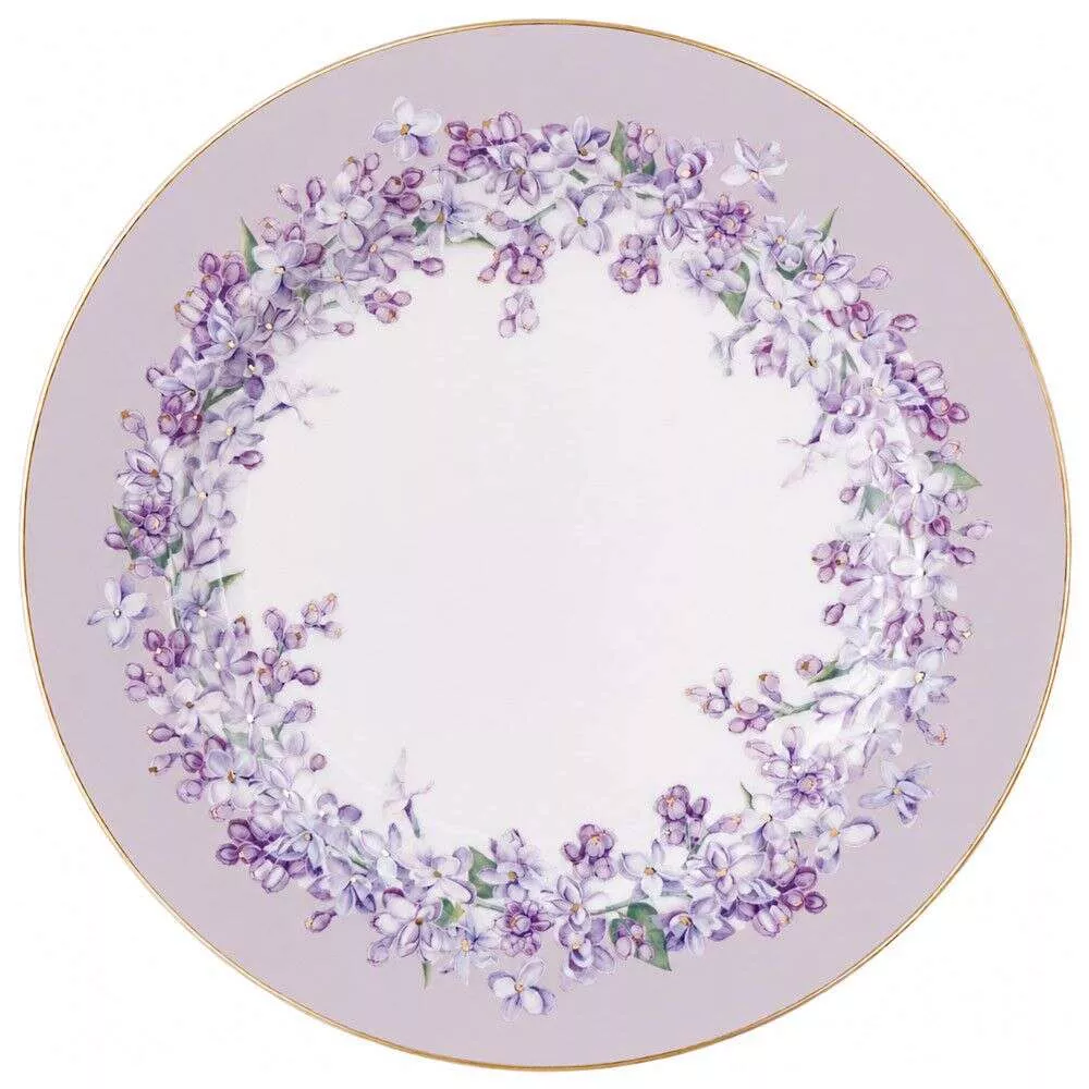 Набор из 4 тарелок закусочных Lilac цветной микс