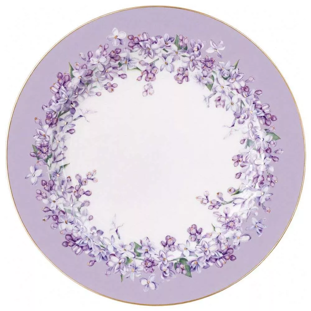 Набор из 4 тарелок закусочных Lilac цветной микс