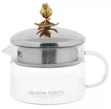 Чайник заварочный Grazia Celena Conte золотой