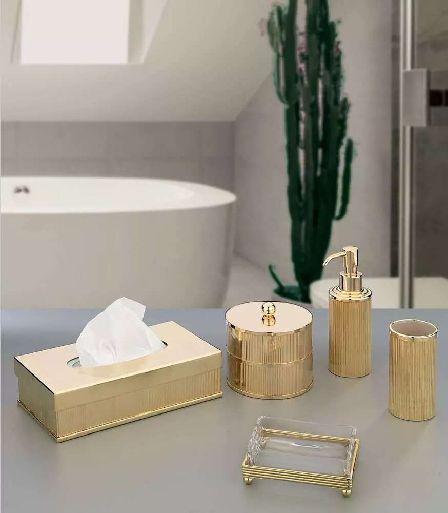 Мыльница Cre Art Bath England, хрустальное стекло, позолота 24К