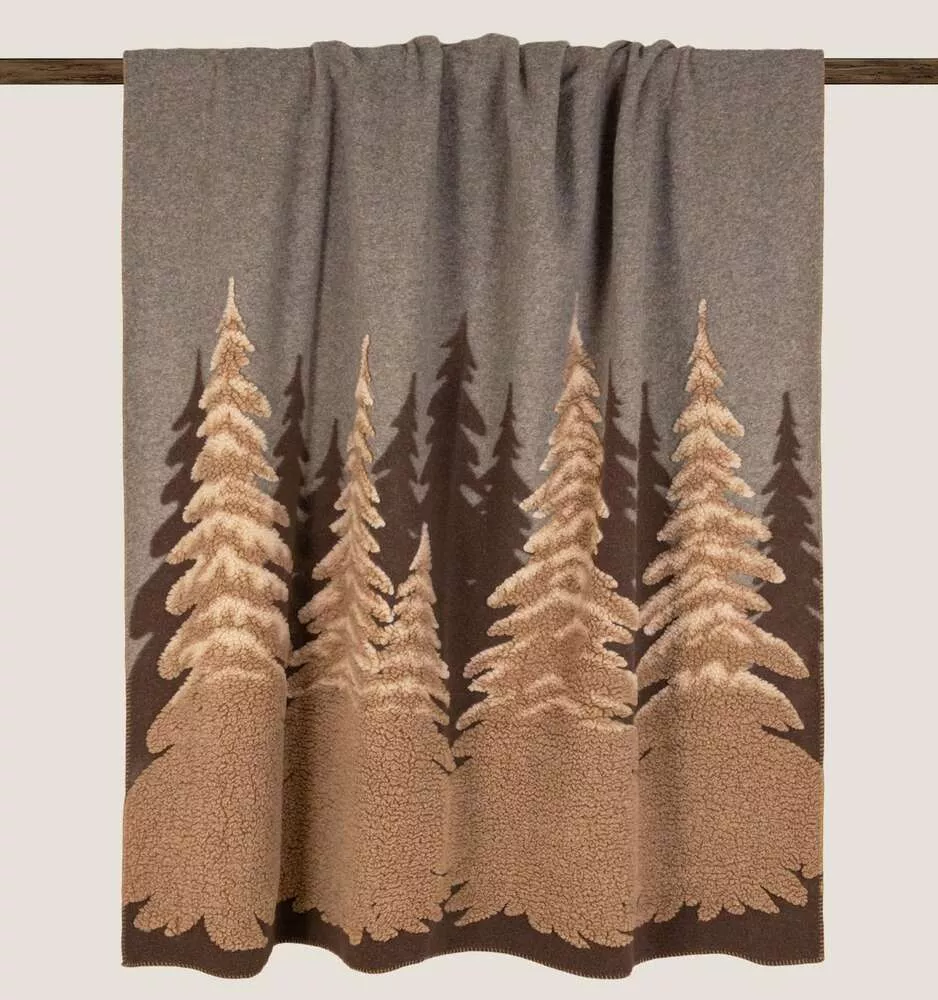 Плед BOSCO GREY 150x200 шерсть 55% полиэстер 45%, 1070г