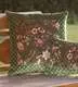 Подушка Frati FLORAL GREEN, зеленый, 50х50, велюр, полиэстер