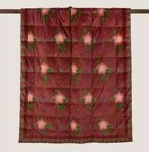 Одеяло-комфортер ROSE FLOWER TERRACOTTA 130х170 вельвет, полиэстер 100%, начинка пух