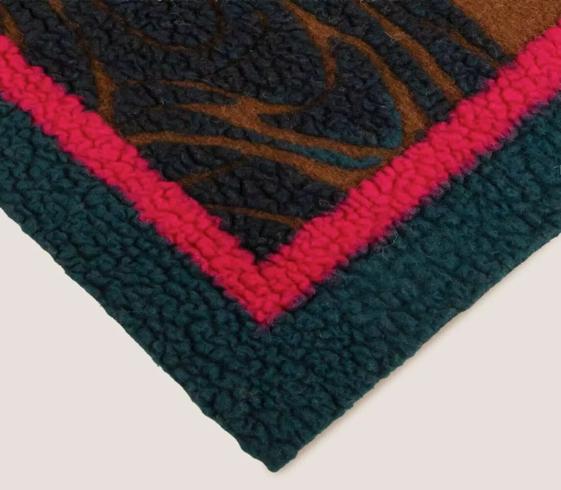 Плед Frati FLOWERTIGER 150x190, шерсть 80% полиэстер 20%, 900г