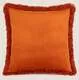 Подушка MARABOU APRICOT 50х50, велюр, полиэстер, начинка конфорель