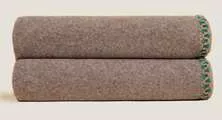 Плед Frati SOFT BAMBOO TORTORA, коричневый, 160х200, бамбук 40% полиэстер 60%, 800г