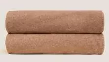 Плед Frati SOFT VISCOSE COFFEE MILK, коричневый, 220x260, вискоза 30% полиэстер 70%, 510г