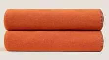 Плед Frati SOFT VISCOSE TERRACOTTA, оранжевый, 160x200, вискоза 30% полиэстер 70%, 510г