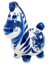 Фигурка Зебра (Гжельский фарфор)