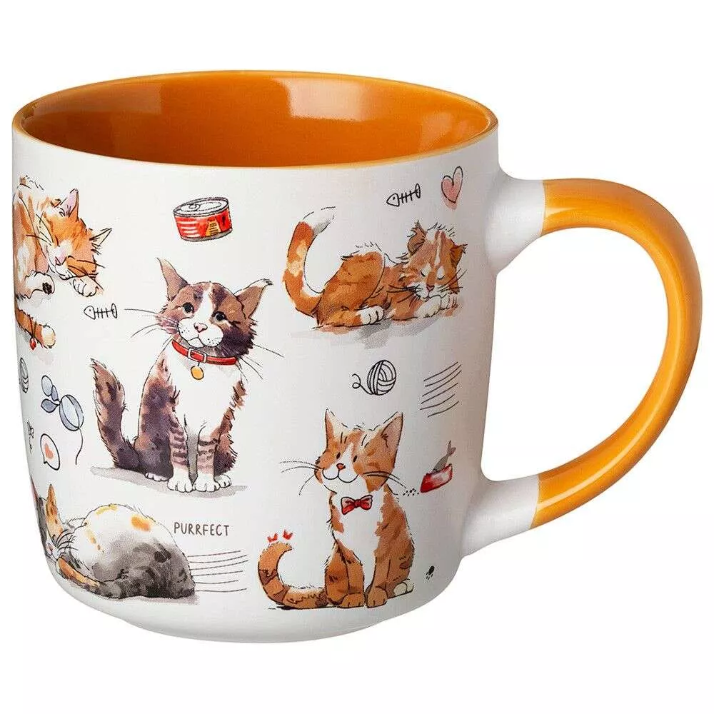 Кружка 400мл Cats Кошачья жизнь