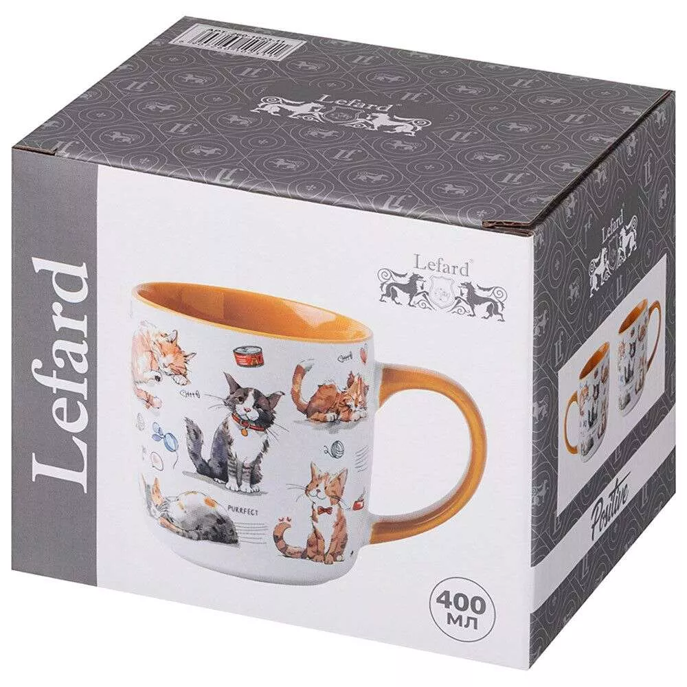Кружка 400мл Cats Кошачья жизнь