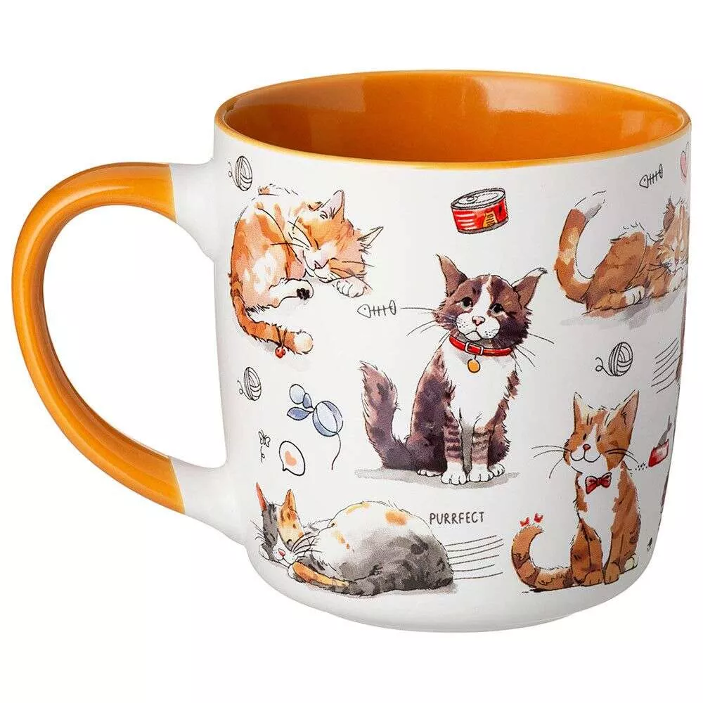 Кружка 400мл Cats Кошачья жизнь
