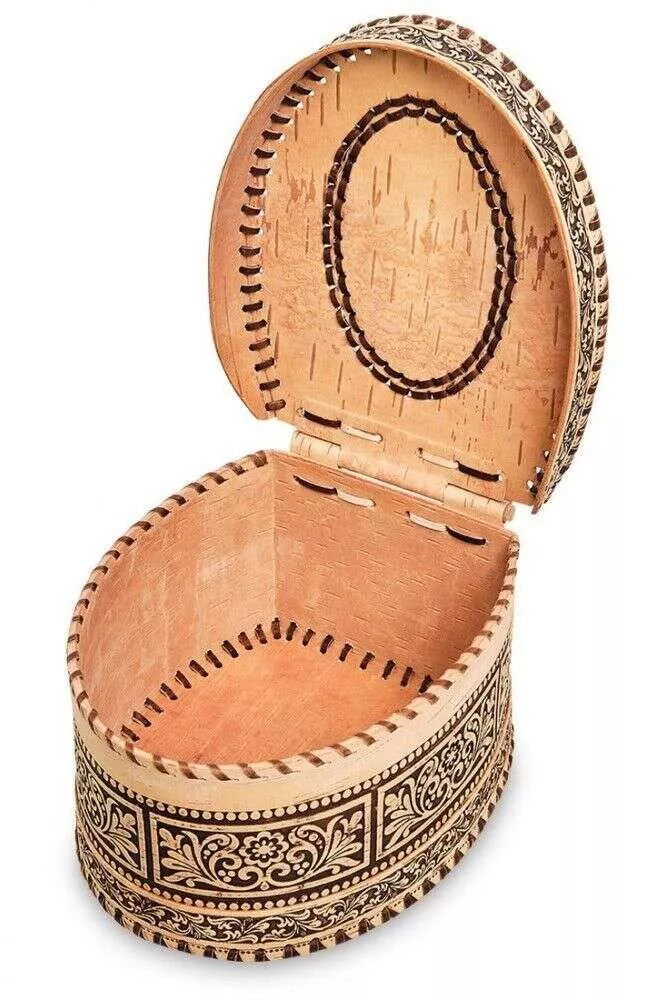 Шкатулка Храм (береста)