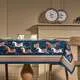 Скатерть Passage синий с бежевым хлопок