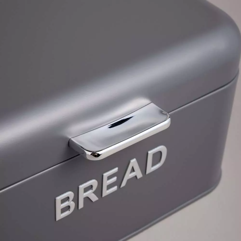 Хлебница BREAD серая