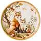 Тарелка закусочная Forest tale Акварель Природы Лисы