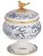 Сахарница эмалированная на ножке Royal Garden blue