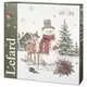 Набор из 2 тарелок обеденных Winter Story Снеговик 25,5 см