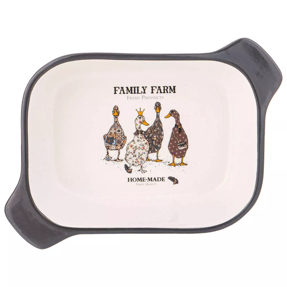 Форма для запекания с пластиковой крышкой Family Farm