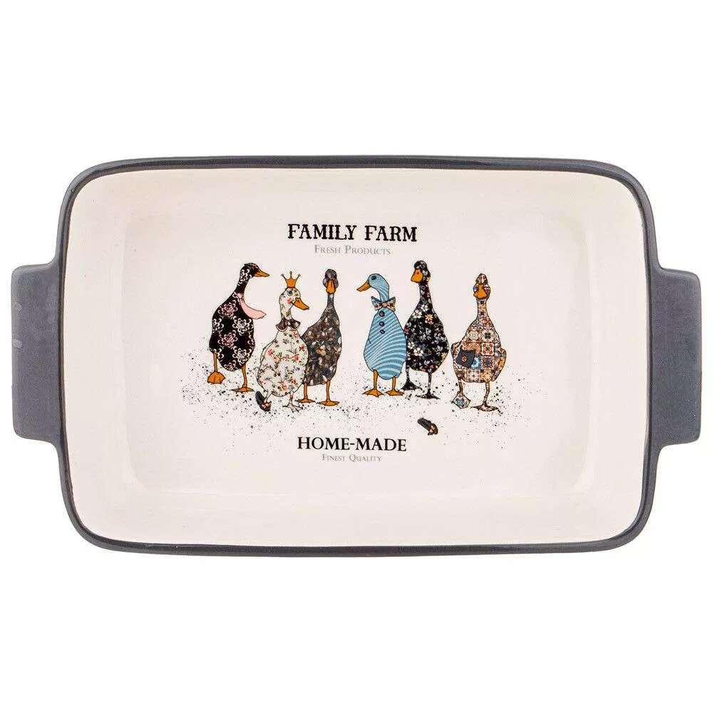 Блюдо для запекания прямоугольная Family Farm 2,8 л 