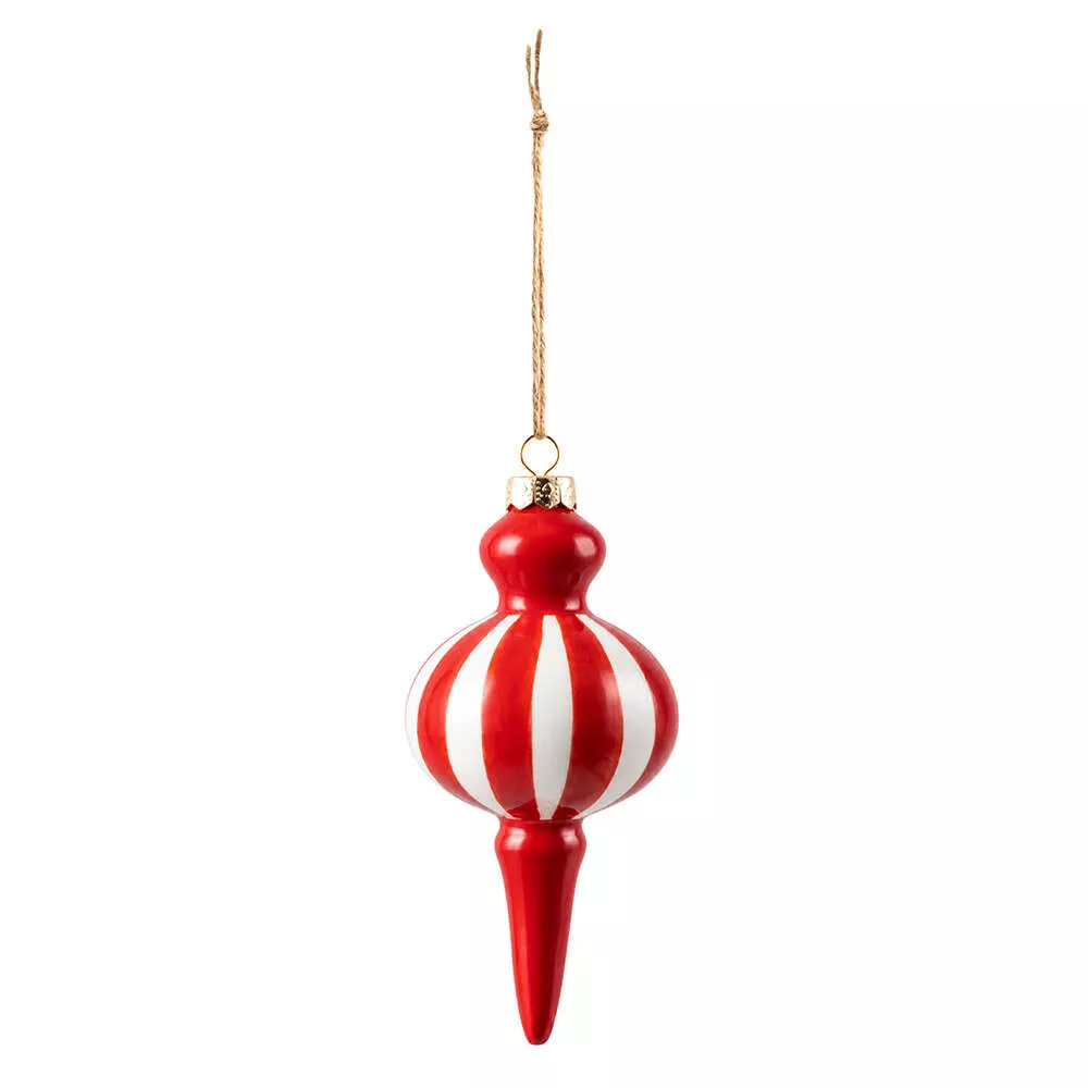Набор из 2 керамических елочных игрушек Christmas Holiday