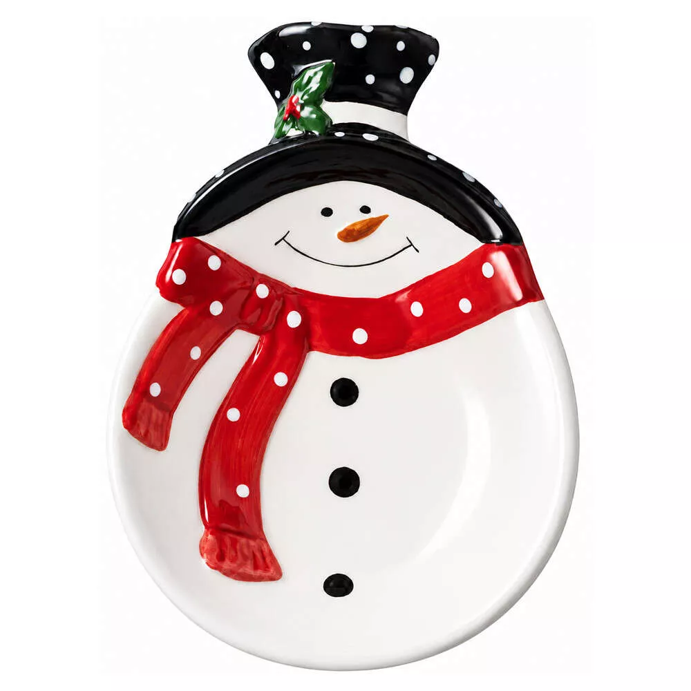 Блюдо сервировочное глубокое Christmas Holiday Снеговик