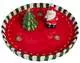 Блюдо сервировочное Christmas Gift Дед Мороз и Елка
