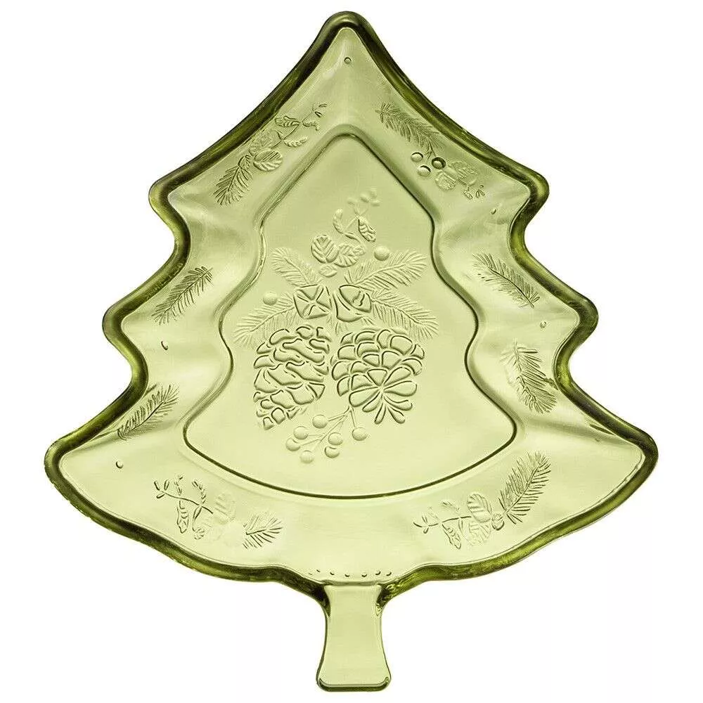 Блюдо сервировочное в форме елки Celebration Green