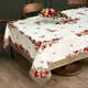 Скатерть Гранаты 160х220см бежевый хлопок