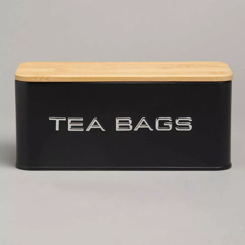 Банка для чайных пакетиков TEA BAGS черная