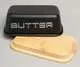 Масленка BUTTER черная