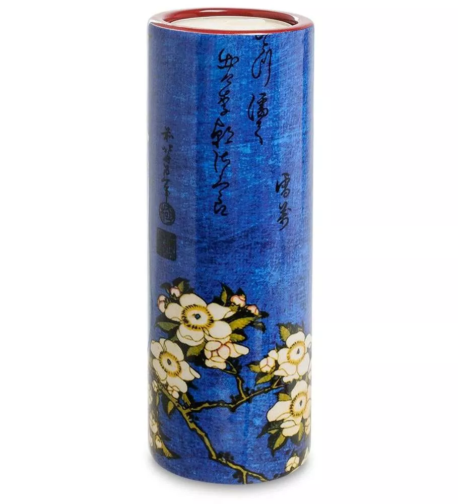 Подсвечник Bullfinch and Blossoms. Кацусика Хокусай