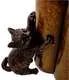 Статуэтка Кошка с котенком - воспитание