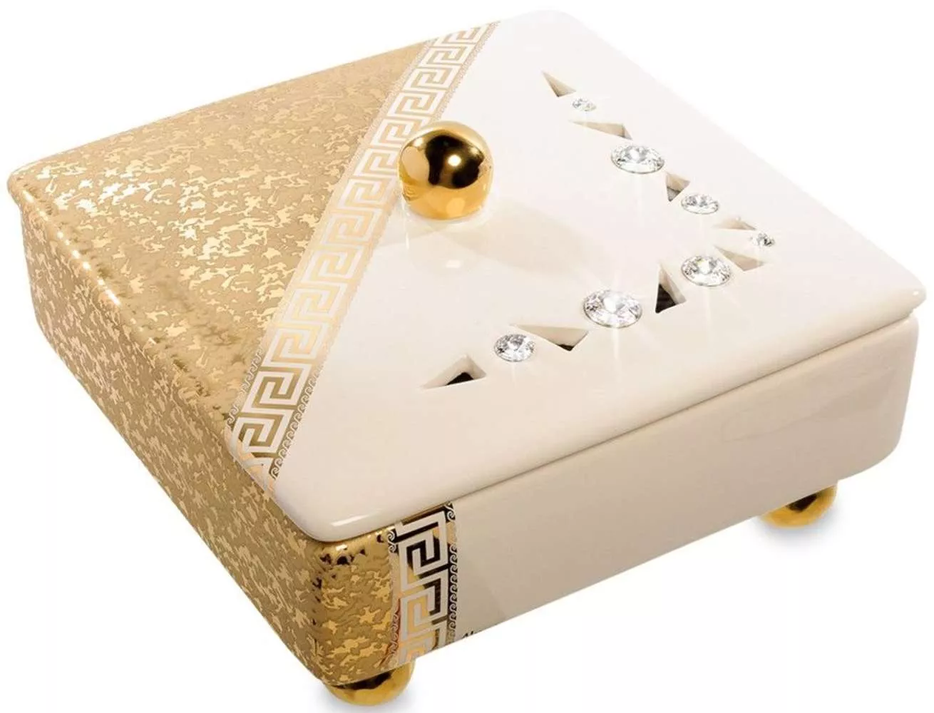Шкатулка с кристаллами Сваровски Cubotondo