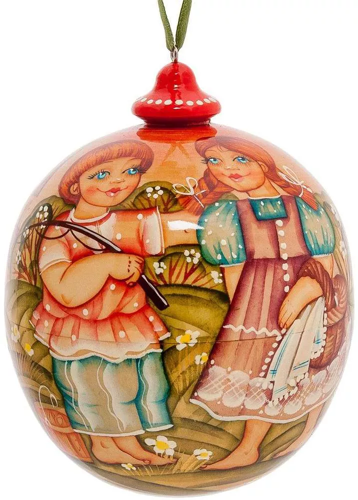 Елоченая игрушка Лето (художественная роспись)